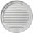 Round Functional Louvre Gable Vent-87956337
