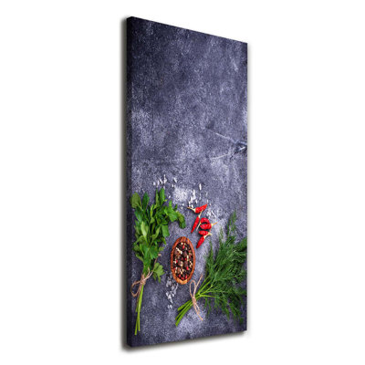 Herbs And Spices - Wrapped Canvas Print