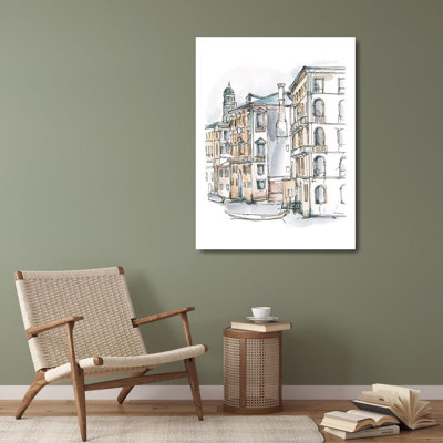 «Red Barrel Studio®» par Harper, Ethan, reproduction d'art sur toile tendue à l'aquarelle I