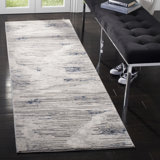 Ismael Abstract Ivory Area Rug