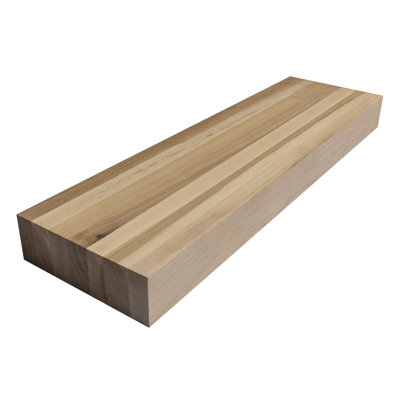 3 in. x 12 in. Thick Floating Stair Treads - Hickory / 54 in.