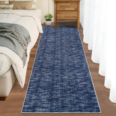 Machine Washable Rug with Rubber Backing for Living Room Modern Non-Slip Dining Room Rug Easy-Cleaning Solid Floor Carpet for Bedroom Hallway Kitchen Office Playroom
