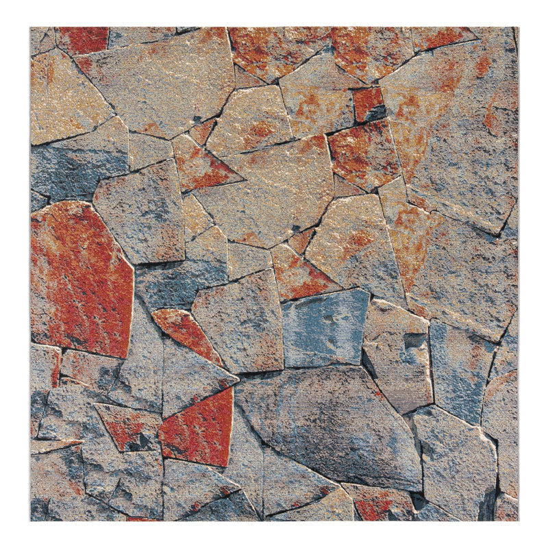 Keazia Indoor/Outdoor Area Rug, Square 7'10"