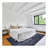 NAAR MAVAL Black Washable Rug 5x8 Area Rug (Black+Gray, 5' x 8')