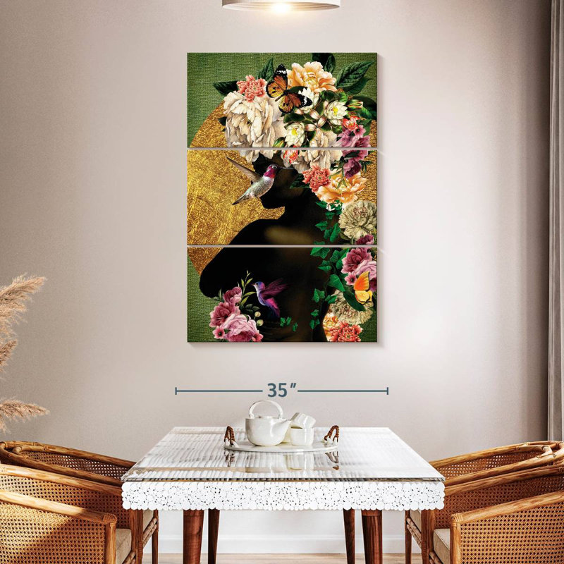 Leisha Destiny Blooming, 50" H x 32" W