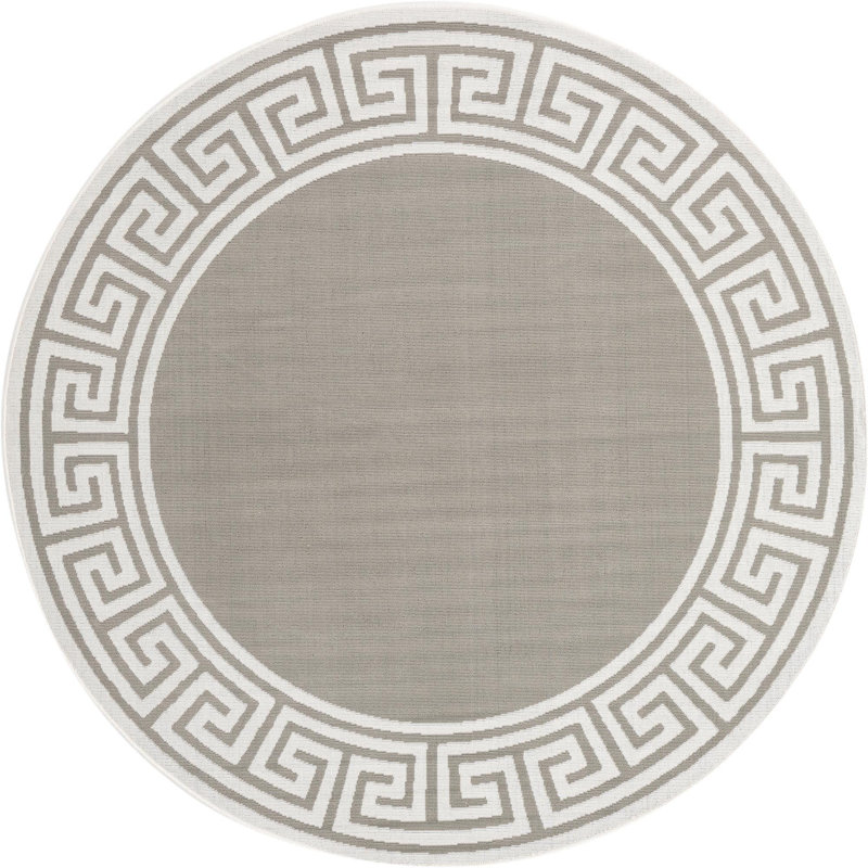 Aminia Indoor / Outdoor Rug, Round 4'