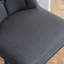 Ensemble de 2 tabourets de bar rembourrés modernes avec dossier capitonné, chaise à hauteur de comptoir avec structure en métal robuste, siège rembourré confortable pour la cuisine, le bar ou la salle à manger
