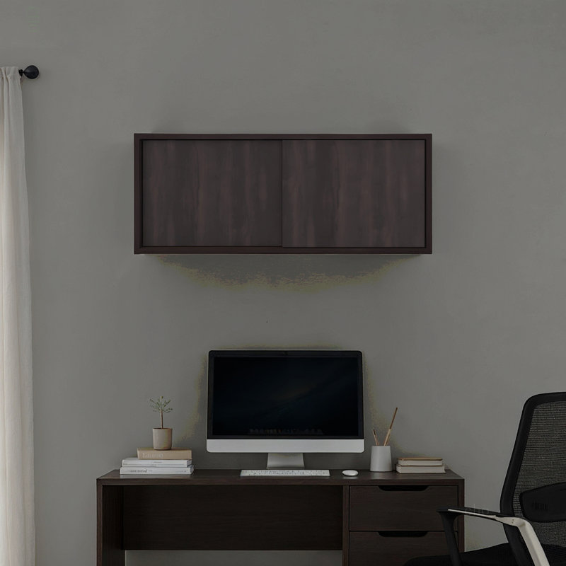 Wall Storage Cabinet, Walnut