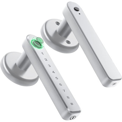 Fingerprint Door Lock Door Knob With Keypad Keyless Entry Door Lock With Handle For Home Hotel Office Apartment Bedroom