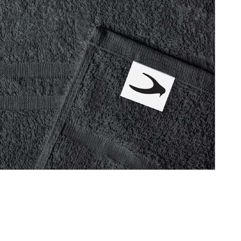 Suna Lightweight Hand Towel, Black