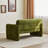 59.06'' 2-Seater Velvet Loveseat Solid Wood Frame with Storage Base, Movable Pillows, Scratch-Free Rubber Feet for Small Spaces-572487457