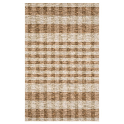 Tapis beige / rouille Bellatrix