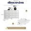 120.1cm W 6 - Drawer Chest of Drawers-1267803425