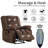 Lyquinn 35.8" Wide Contemporary Manual Reclining Massage Chair with Heating Function-1584122092