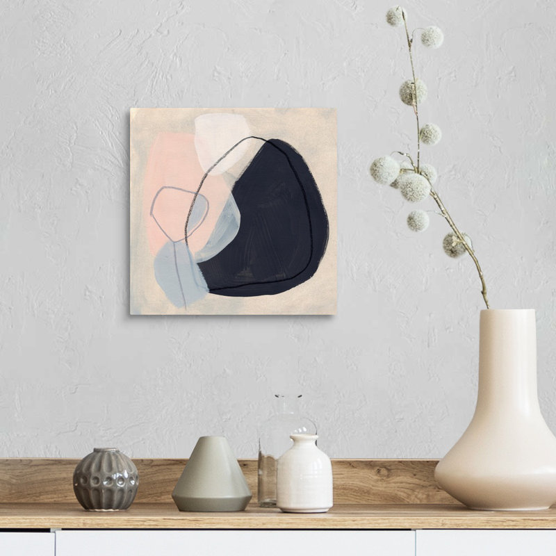 «Keystone IV» par June Erica Vess - reproduction d'art, Toile tendue, H 12 po x l 12 po x P 1,25 po
