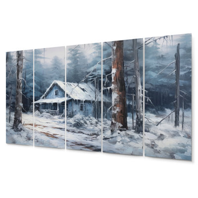 Winter Snow Marvels II - Snow, impression d'art mural en métal