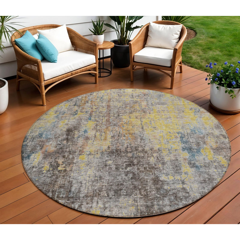 Tapis rond 8 po