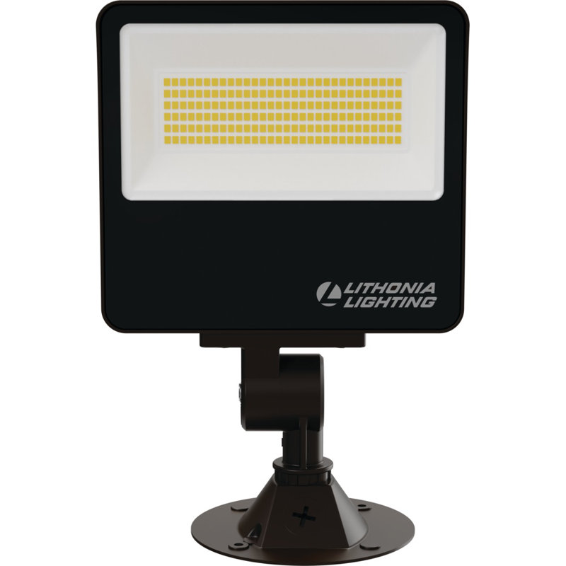Projecteur d'extérieur à DEL articulé ou articulé en bronze ESXF2, H 9,75 po x l 6,75 po x P 1,80 po
