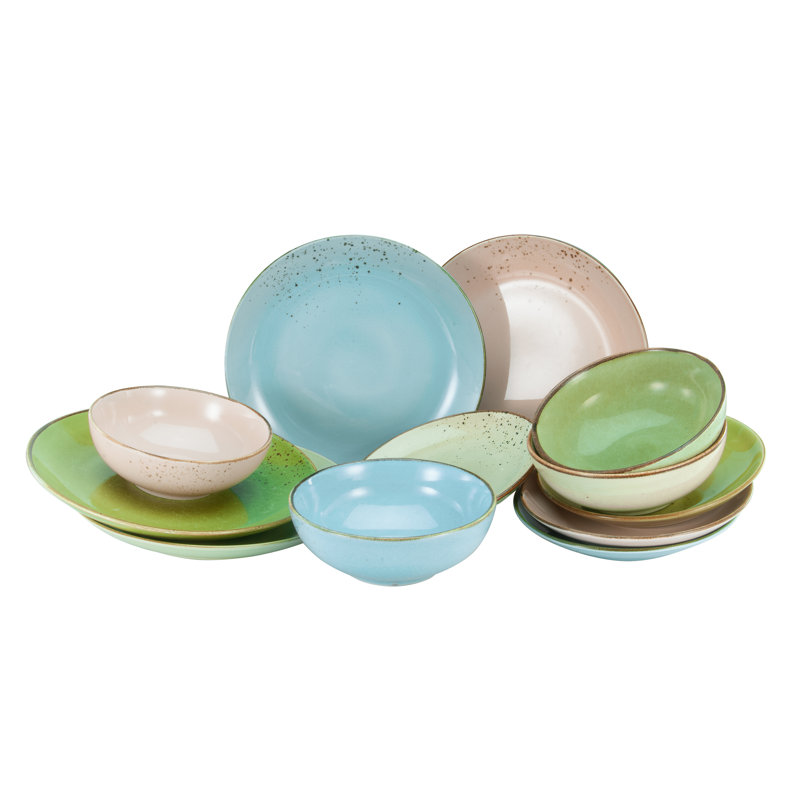 NATURE COLLECTION 16 Piece Dinnerware Set, Service for 4