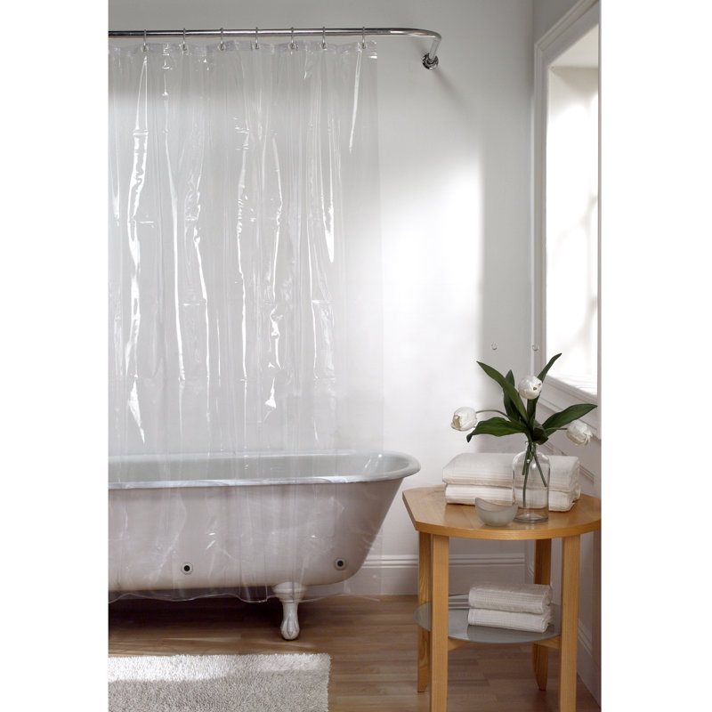 Doublure de rideau de douche Brosnan PEVA, Transparent, l 54 po x L 78 po