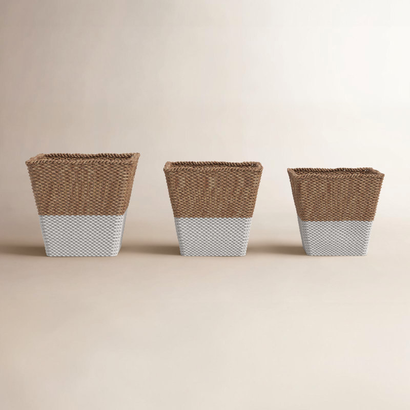 Charton Handmade Seagrass Decorative Basket Set