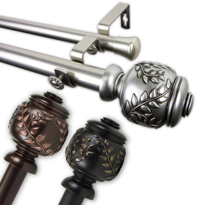 Haings Double Curtain Rod