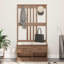 Hall Tree SANDNES 87X40x159.5Cm Solid Wood Pine-1819761807