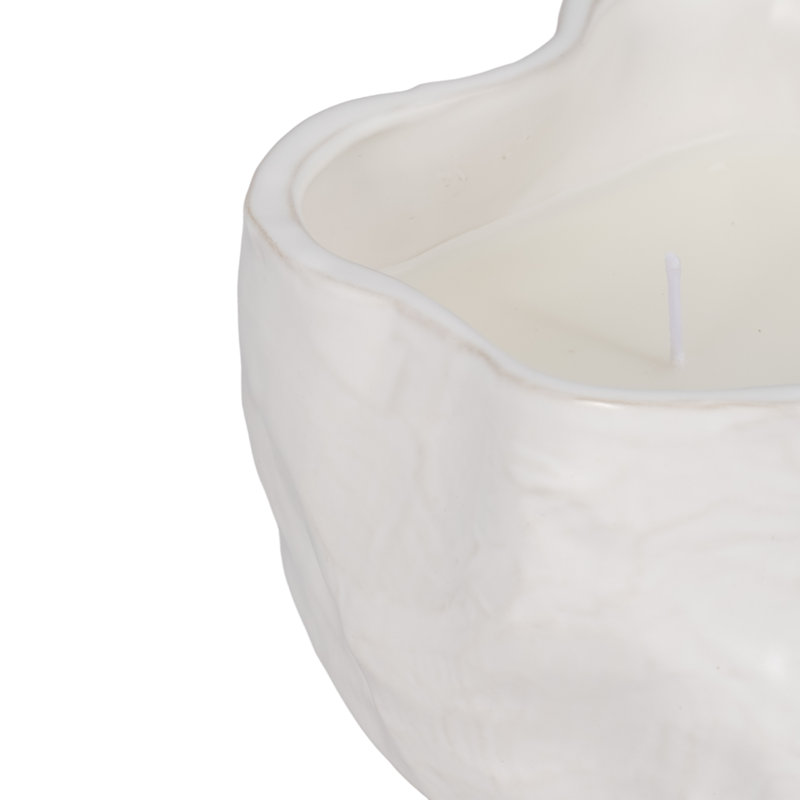 Ryter Geranium Scented Tumbler Candle with Ceramic Holder