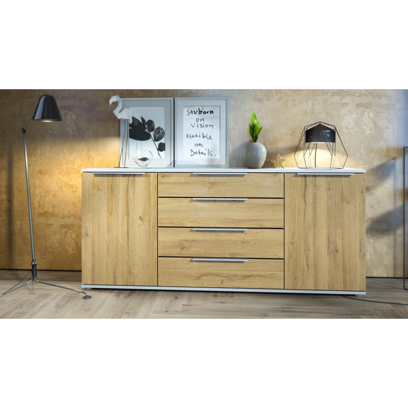 Adans 166.5cm Sideboard, Natural Oak