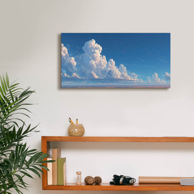  'Daytime Shooting Stars' by Ann Klee Canvas Wall Art, 24" x 12"