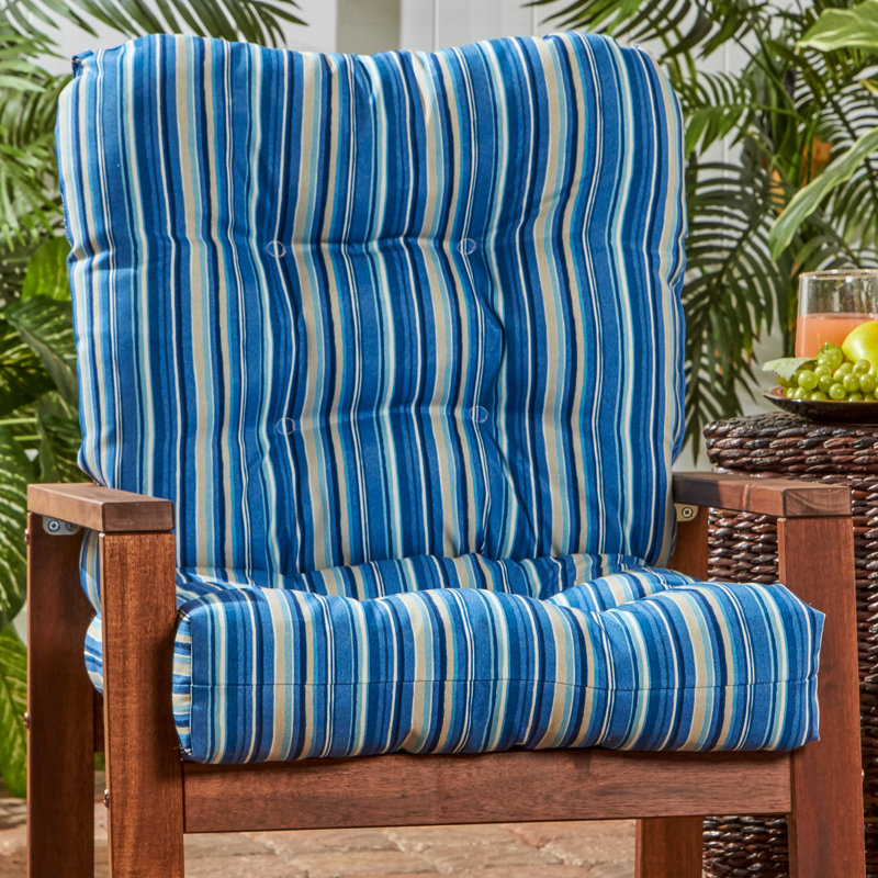 Lester Outdoor Chair Cushion, Sapphire, 1, 21" H x 21" W x 21" D