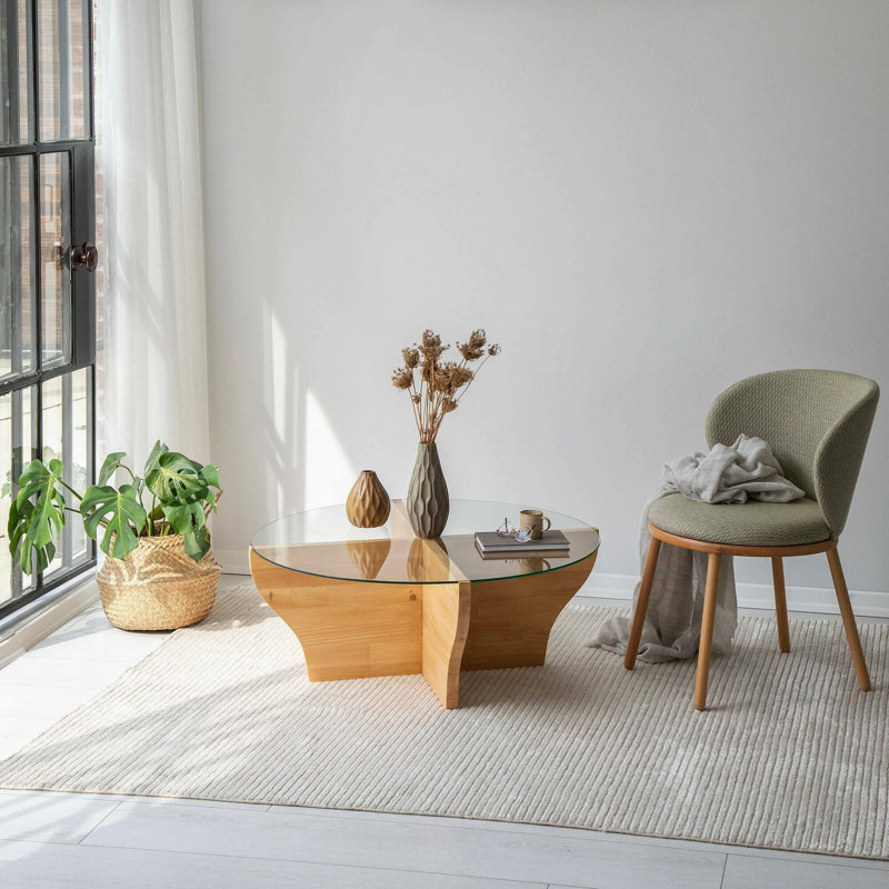 Chuhdary Coffee Table, Oak