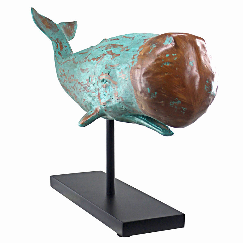Folk Art Whale Sculpture