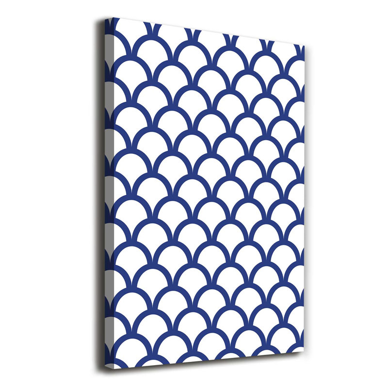 Marinistic Background - Wrapped Canvas Print