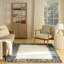 Tapis ivoire beige à poils longs Pernell-2115112840