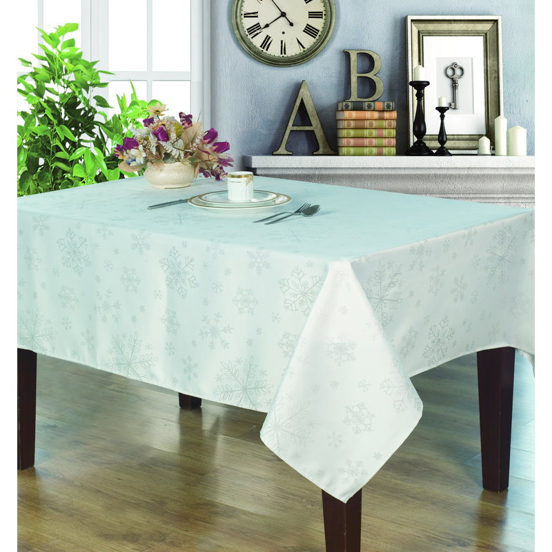 Nappe de noël jacquard flocons de neige Hiltz, L 70 po x l 52 po