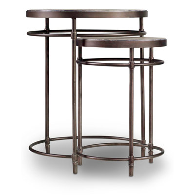 St. Armand Solid Wood Nesting End Table