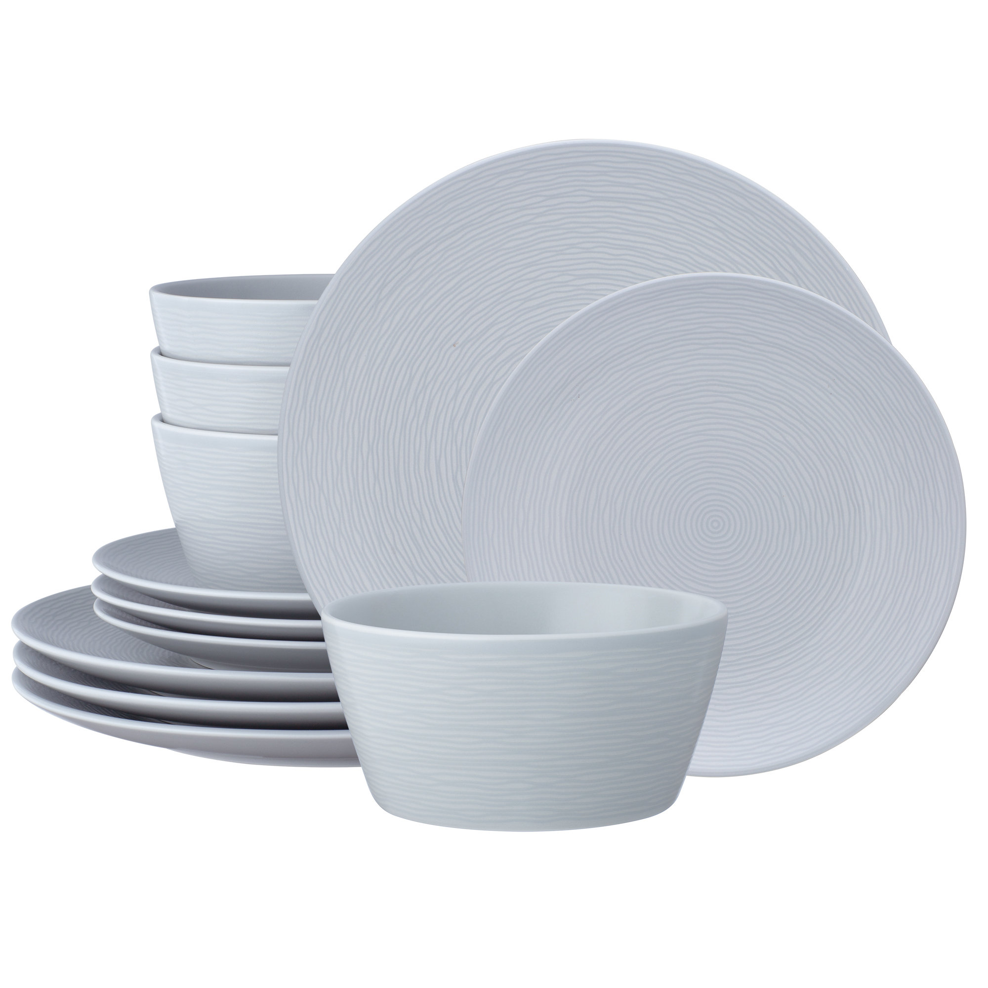 Noritake Colorscapes Swirl 12-Piece Dinnerware Set - Thumbnail 2