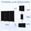 324cm W x 169cm H 4 - Panel Metal Folding Room Divider-1823509085