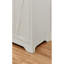Buffet de salon 68 po, armoire de rangement multifonctionnelle, couleur blanche, pour chambre à coucher, bureau, console 66 po, L 23,7 po x l 15 po H 68 po, rangement 68