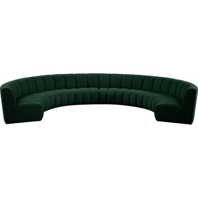 Izen Upholstered Curved Sectional Symmetrical