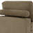 Milbrey Upholstered Camel Corduroy Armless Accent Chair with Pillow Back and Solid Wood Legs-574672836-595439994