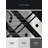 Machine Washable Marvale Hockey Stick Puck Modern & Contemporary Geometric Rug in White – Black Binding-180220912