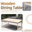 Rectangular Acacia Outdoor Dining Table