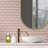 5.5'' W x 11.2'' L Aluminium Film Peel and Stick Subway Tile