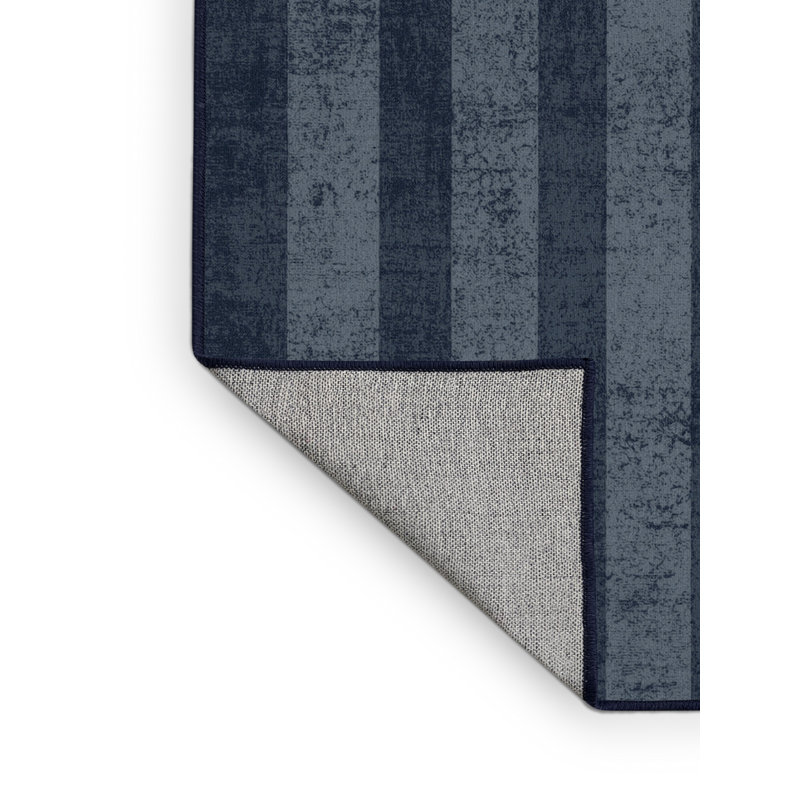 Tapis gris moderne et contemporain lavable à la machine Alexa, 6 X 9