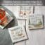 Ensemble de 4 sous-verres Rustic Lake