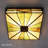 Mission Flush Mount Ceiling Light