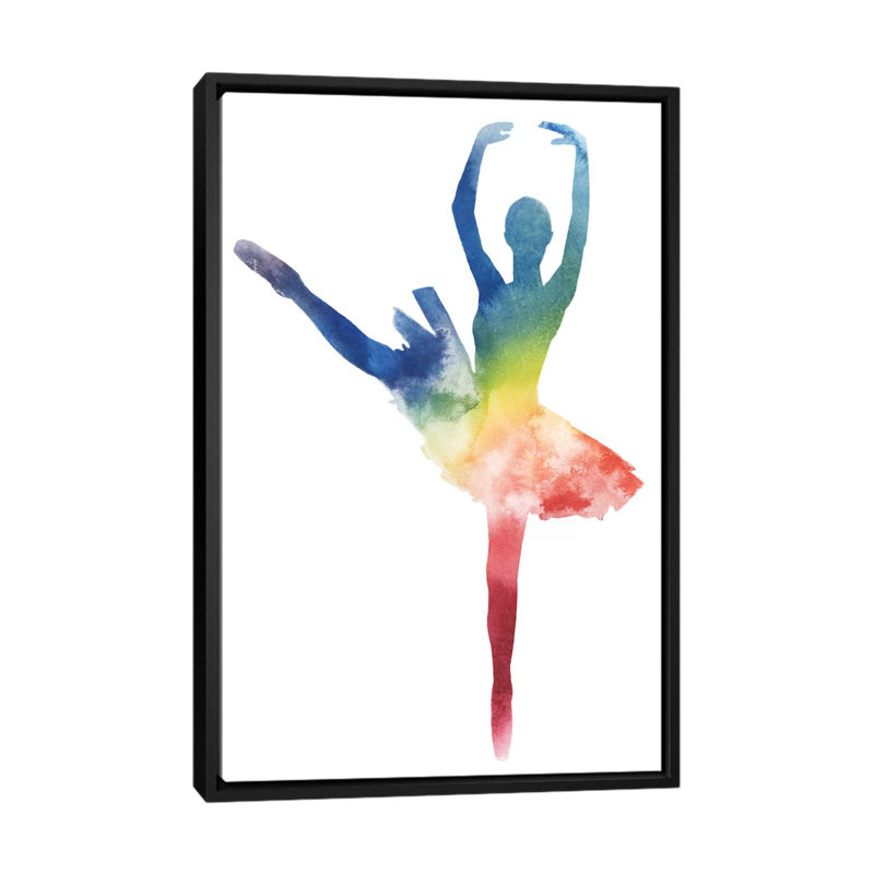 « ballerine beam iii », impression sur toile tendue, H 48 po x l 32 po x P 1,5 po, Toile encadrée noire, Pas de tapis