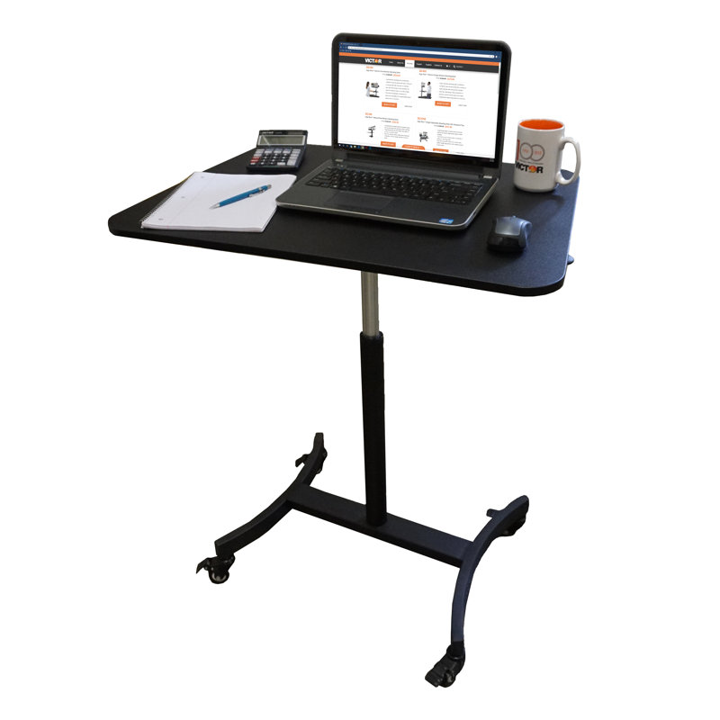 Chariot pour ordinateur portable réglable, Noir